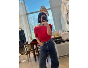 오프숄더&기본t
