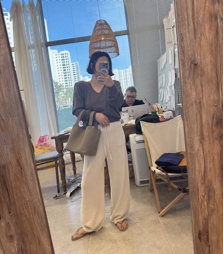 v넥 니트t [2color]