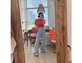 1번 썸머부츠컷찰랑청바지