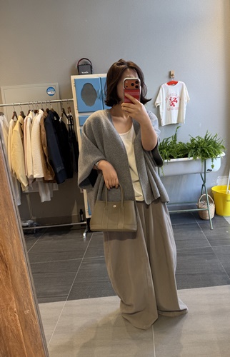 로우케이프니트가디건