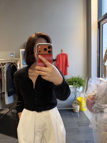 카라단추가디건 [2color]