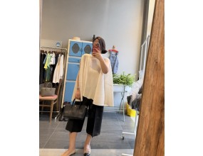 플리츠5.6부팬츠