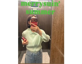 애플플리츠카라셔츠  [2color]