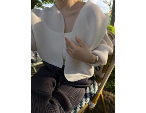 볼레로플리츠가디건
