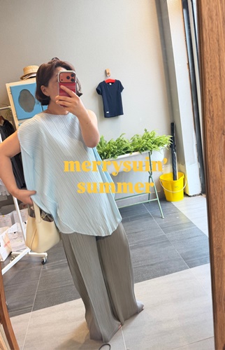 글로우가오리롱플리츠
