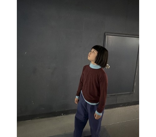 배색반폴라t